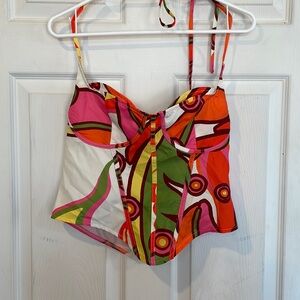 Pretty Little Thing Size 10 Corset/Halter Top